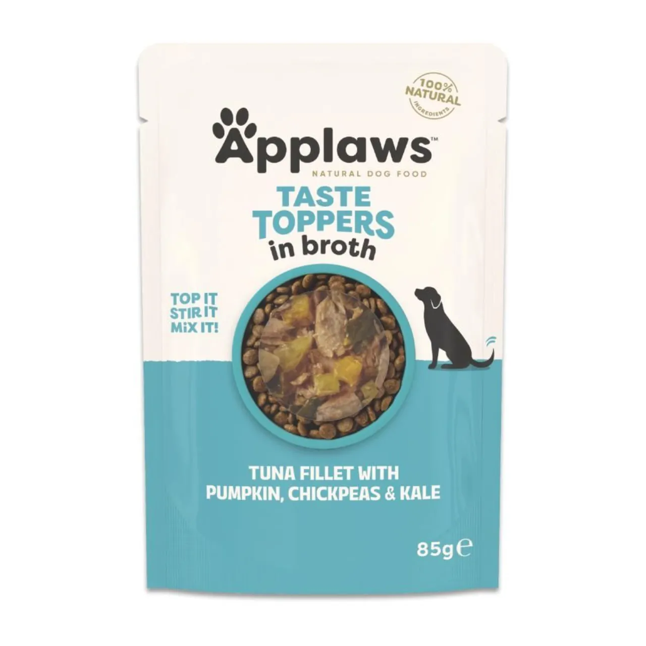 Applaws vådfoder tun og grønt i bouillon 85 g